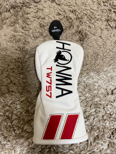 ホンマ ツアーワールド TOUR WORLD TW757 UT ユーティリティ用ヘッドカバー(中古)_画像1