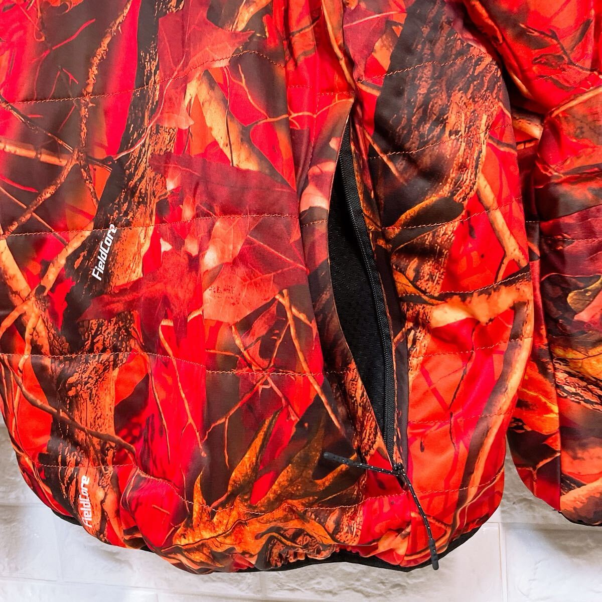 新品 ワークマン AERO STRETCH ブルゾン Sサイズ ハンティングオレンジ_画像5