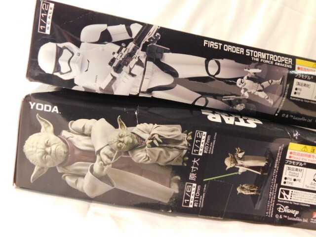 A790★未使用/STAR WARS/プラモデル2点セット★ヨーダ・1/6・1/12★ファースト・オーダー ストームトルーパー・1/12★送料820円〜_画像6