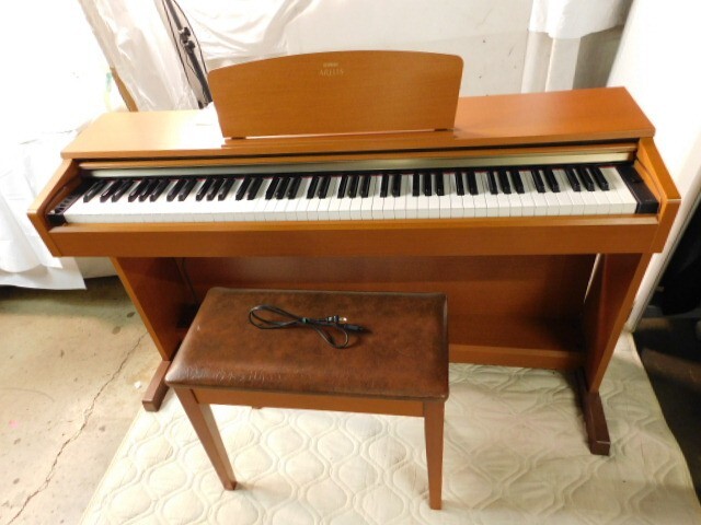 M５９★YAMAHA/ARius/YDP-160C /電子ピアノ/ DIGITAL PIANO/'08製/ヤマハ/アリウス/ピアノ/ブラウン系/椅子付き★引き取り歓迎_画像1