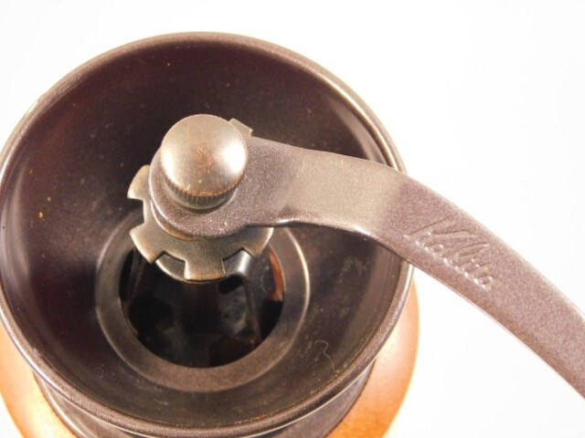 Y218★Kalita コーヒーミル 手動 手回し カリタ★豆を挽く道具 カリタ/手挽き/珈琲/ミル/送料700円～_画像3