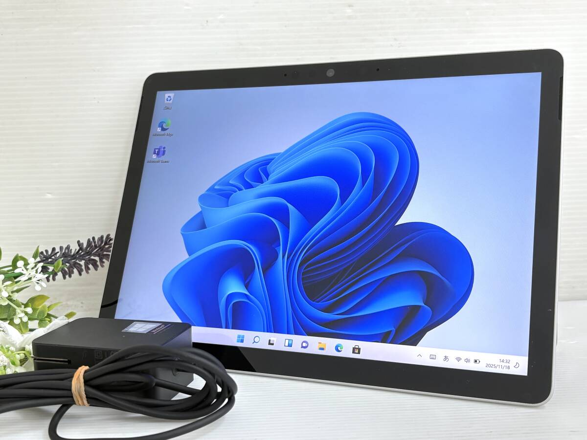 【良品 バッテリー良好】Microsoft SURFACE GO3 model:2022『Core i3(10100Y) 1.3Ghz/RAM:8GB/SSD:128GB』10.5インチ LTE Win11 動作品_画像1