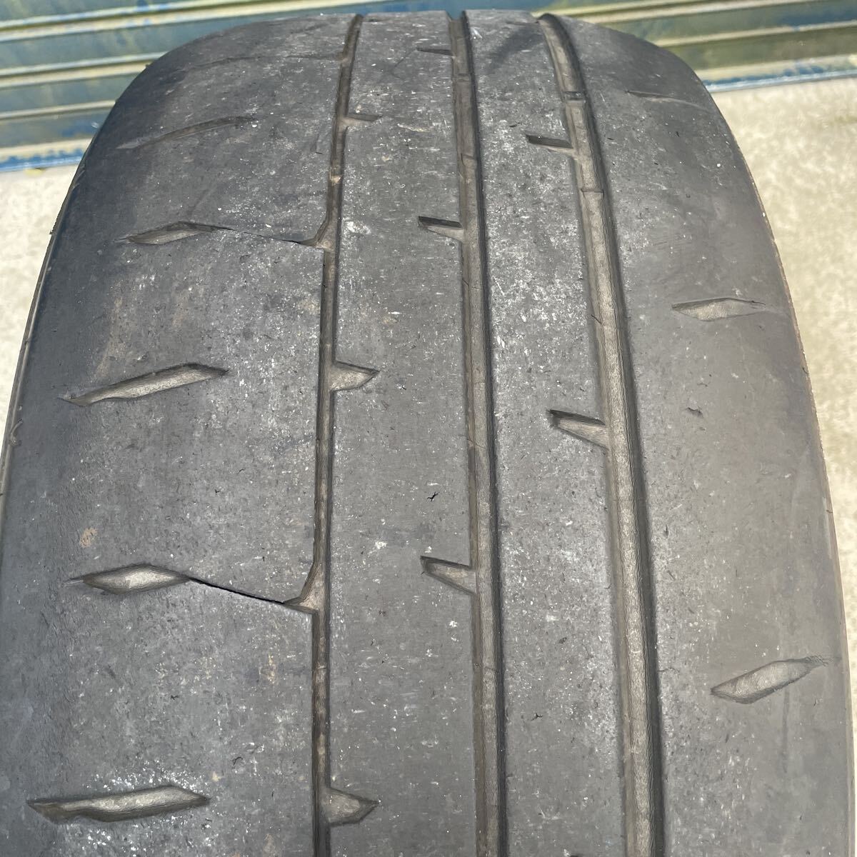  ポテンザ POTENZA RE-71RS 255/40R20 97W タイヤ 2本 溝約3mm 22年製 R35 GT-R サーキット練習 ドリフト練習用 ④_画像3