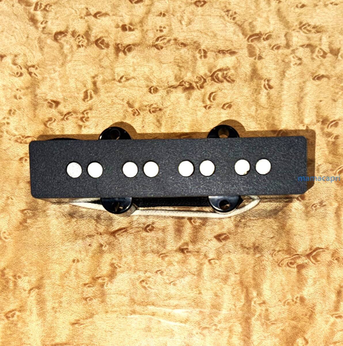 新品Eric Custom Jazz Bass Pickup 4-String Alnico5 Neck Side Black エリック カスタム ジャズ ベース ネック側 フロント ピックアップ_画像1