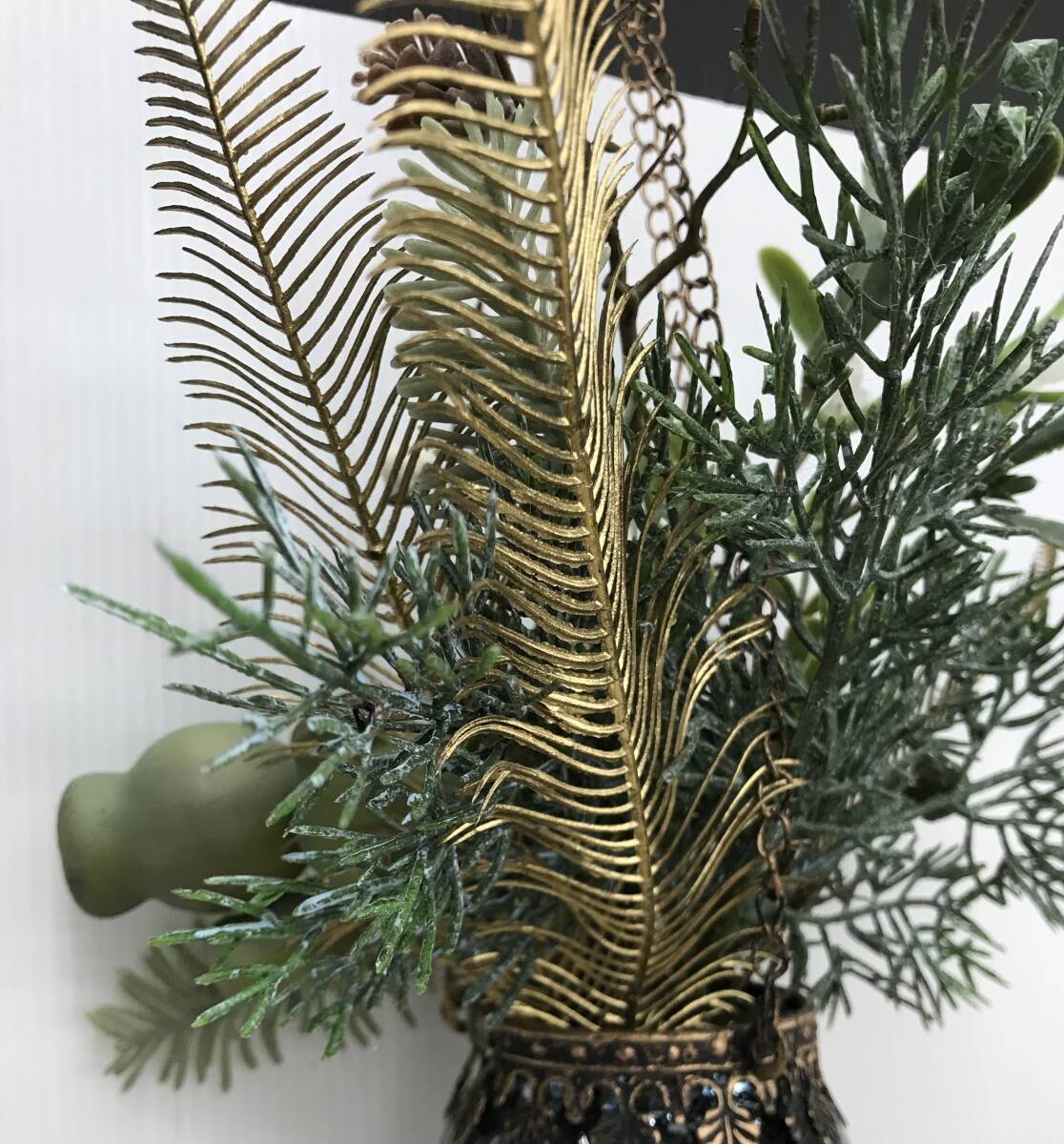 (中古品)エミリオロバ/EMILIO ROBBA　アートフラワー/壁掛け/造花　ハングカップM24　2024年クリスマスコレクション　本体のみ_画像8