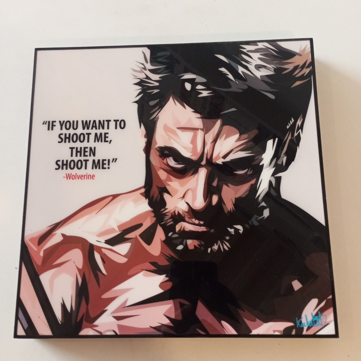 新品＆即決！ポップアートボード　ポップアートパネル　壁掛け: X-メン　ウルヴァリン_画像1
