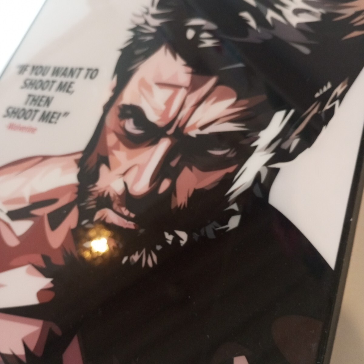 新品＆即決！ポップアートボード　ポップアートパネル　壁掛け: X-メン　ウルヴァリン_画像2