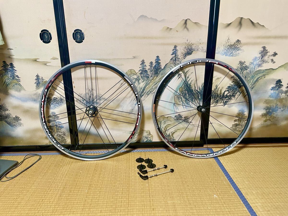 【高級！美品！】カンパニョーロ ゾンダ 700C ロード ホイール リムブレーキ MEGA G3 Campagnolo ZONDA カンパ_画像2