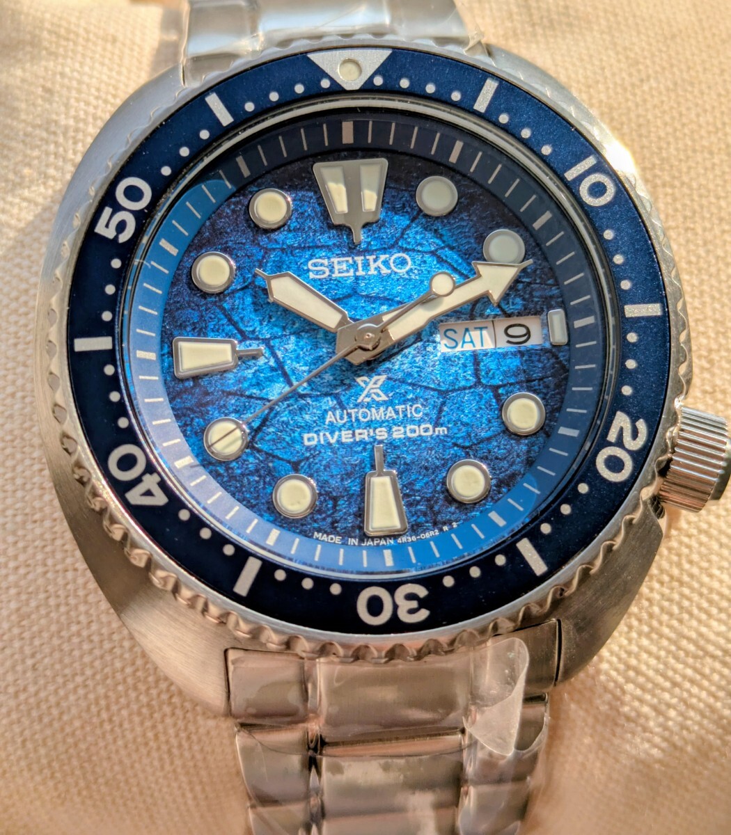 SEIKO 腕時計 セイコー PROSPEX U.S. SPECIAL EDITION キングタートル 自動巻き ダイバーズ200M メンズ SRPH59 アジアモデル　ブルー_画像2