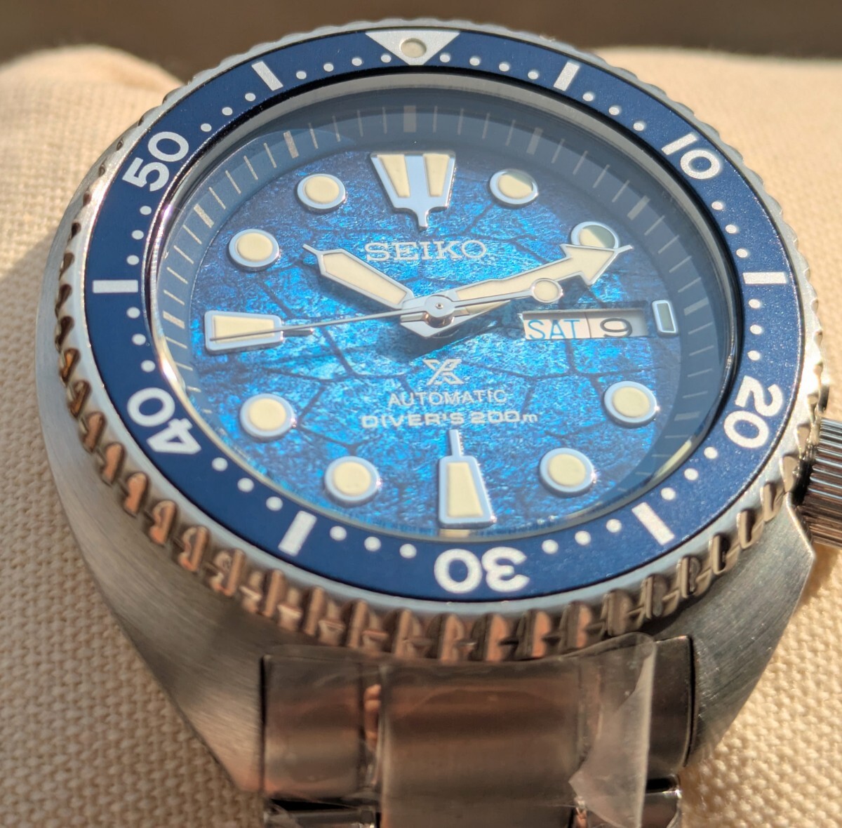SEIKO 腕時計 セイコー PROSPEX U.S. SPECIAL EDITION キングタートル 自動巻き ダイバーズ200M メンズ SRPH59 アジアモデル　ブルー_画像3