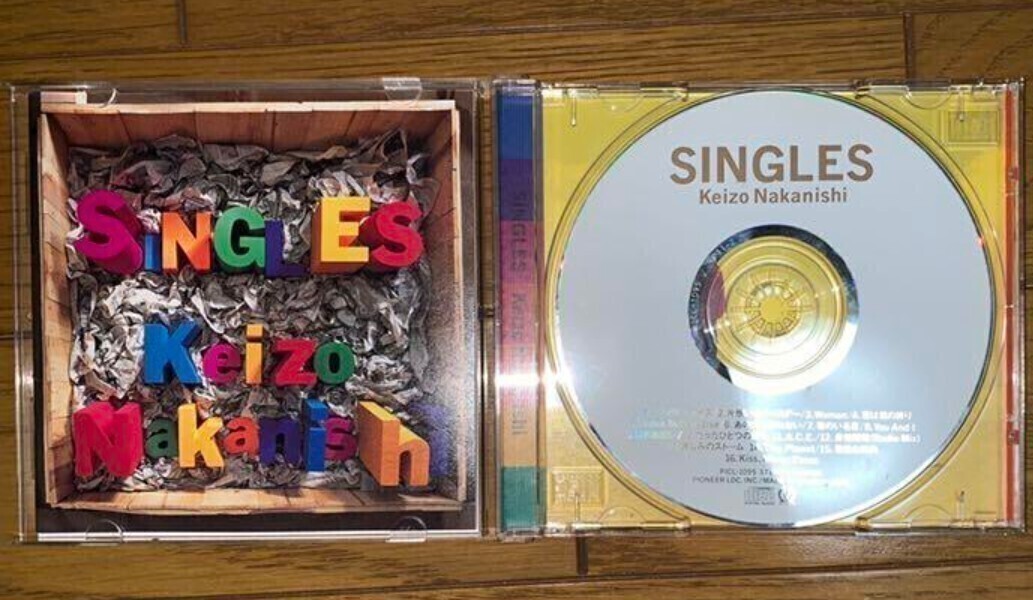 【名盤！】中西圭三 SINGLES シングルス ベストCDアルバム best 片想いのバースデー 眠れぬ想い Tiny Planet ウーマン woman 他16曲_画像3