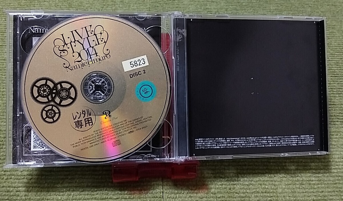 【名盤！】安室奈美恵 LIVE STYLE 2014 レンタル限定盤 ライブCDアルバム 2枚組 グロテスク BRIGHTER DAY TSUKI ベスト best 非売品_画像3