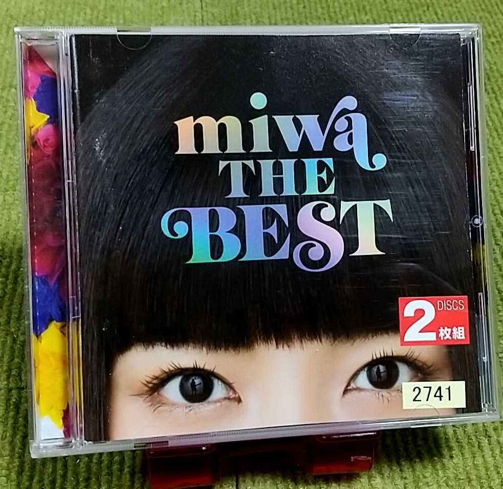 【名盤!】miwa THE BEST ベストCDアルバム 2枚組 ヒカリヘ Faith 君に出会えたから 360° ミラクル 片想い 夜空 他31曲入り ミワ _画像1