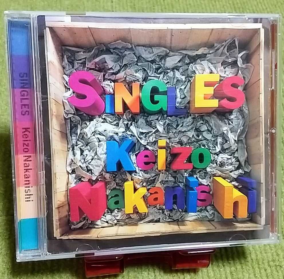 【名盤！】中西圭三 SINGLES シングルス ベストCDアルバム best 片想いのバースデー 眠れぬ想い Tiny Planet ウーマン woman 他16曲_画像2