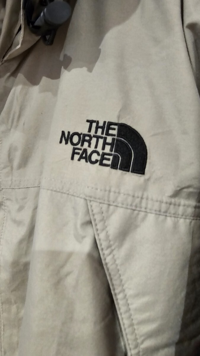 .正規品 THE NORTH FACE ノースフェス　ゴアテックス マウンテンパーカー サイズ　 L　カラー ベージュ_画像4