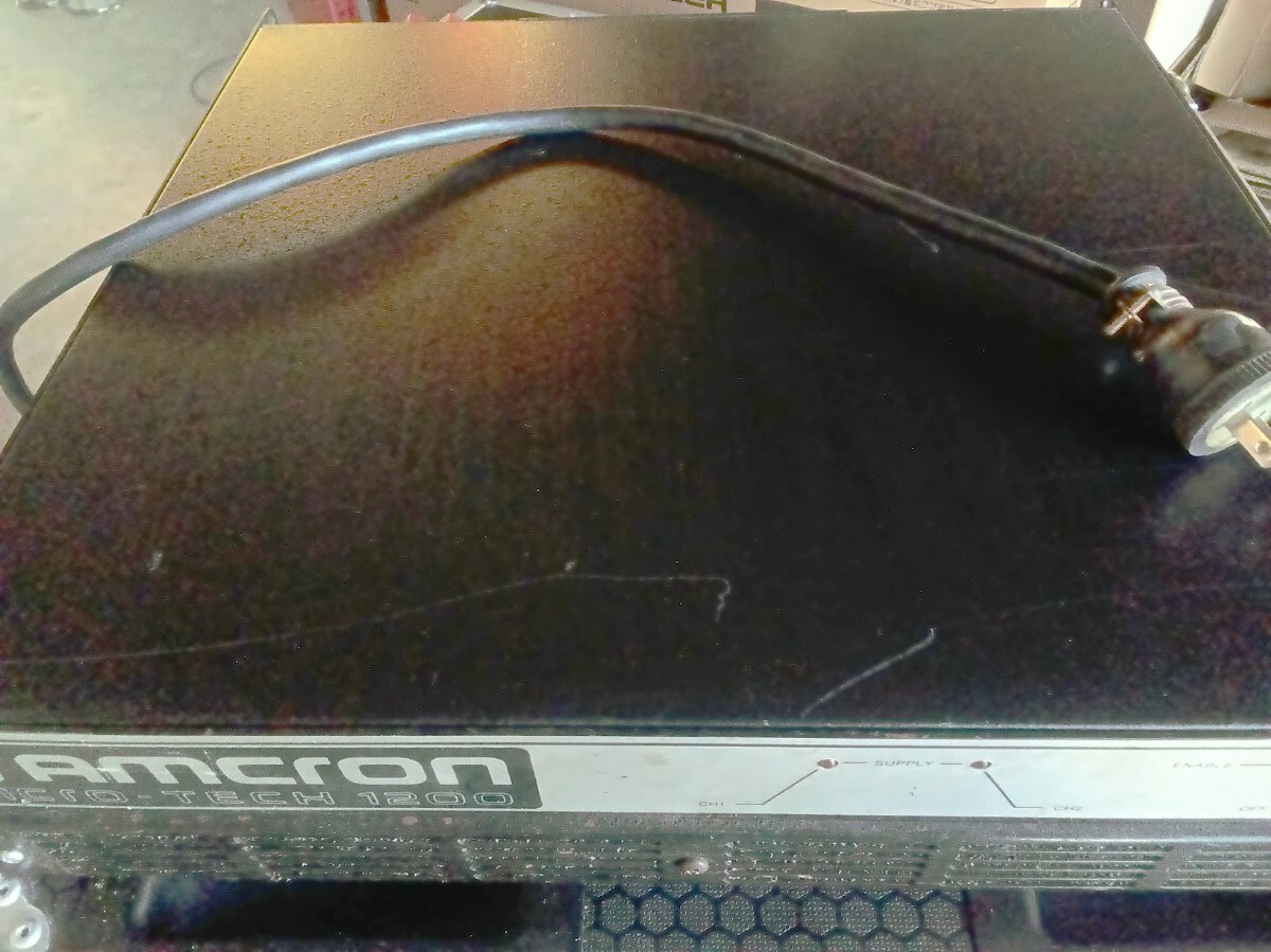 *PA оборудование crown amcron MICRO-TECH 1200 рабочий товар б/у 