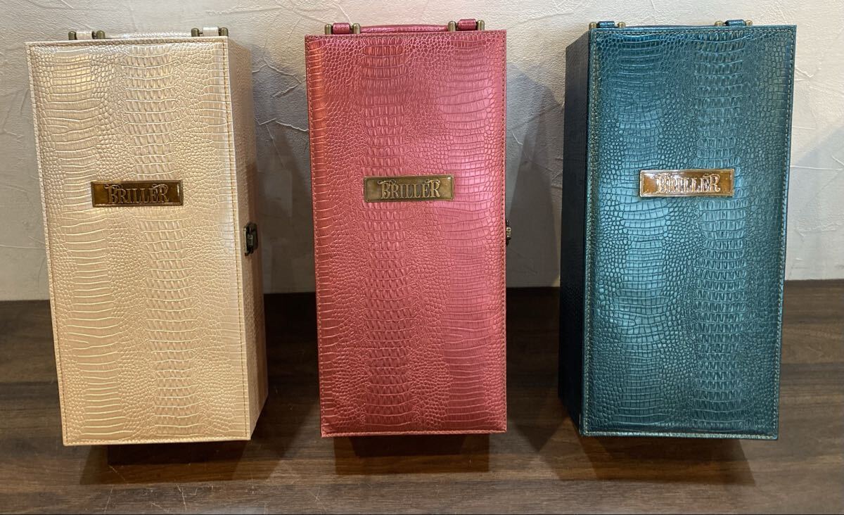 11【14360】ブリエ ブリュットBRILLER CHAMPAGNE シャンパン 空瓶 ケース付き3本セット 空き箱_画像5