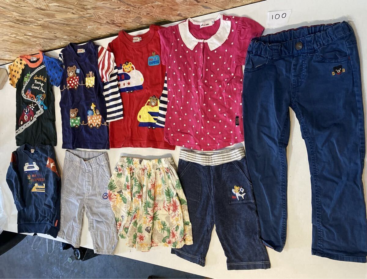 子ども服 ミキハウスなど 20点以上まとめ 80 2点 90 7点 100 9点 110 2点 120 2点 160 1点 F 1点 表記なし 1点 【T21068】11_画像4