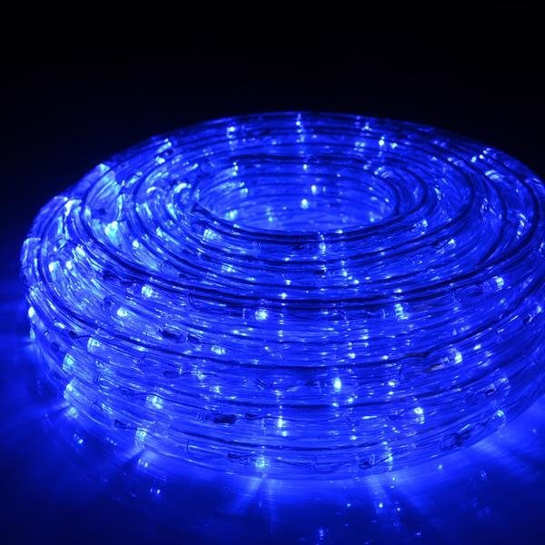 50m イルミネーション ロープライト チューブライト ブルー 青 10mmタイプ_画像2