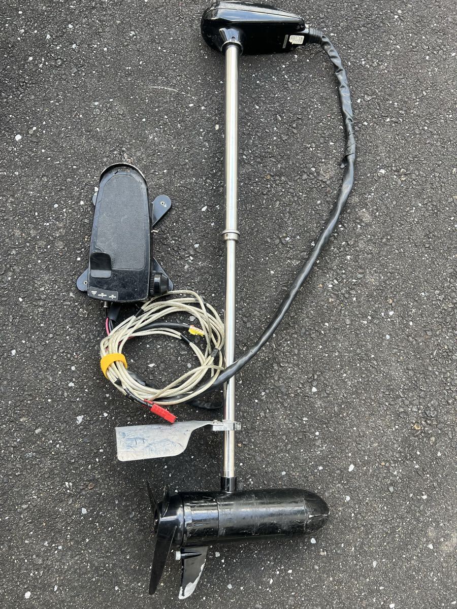 モーターガイド　旧ツアー　TR82 24v82ポンド 42インチシャフト　パワードーム付き　 フットコン デジタルモデル 無段変速　中古品_画像1