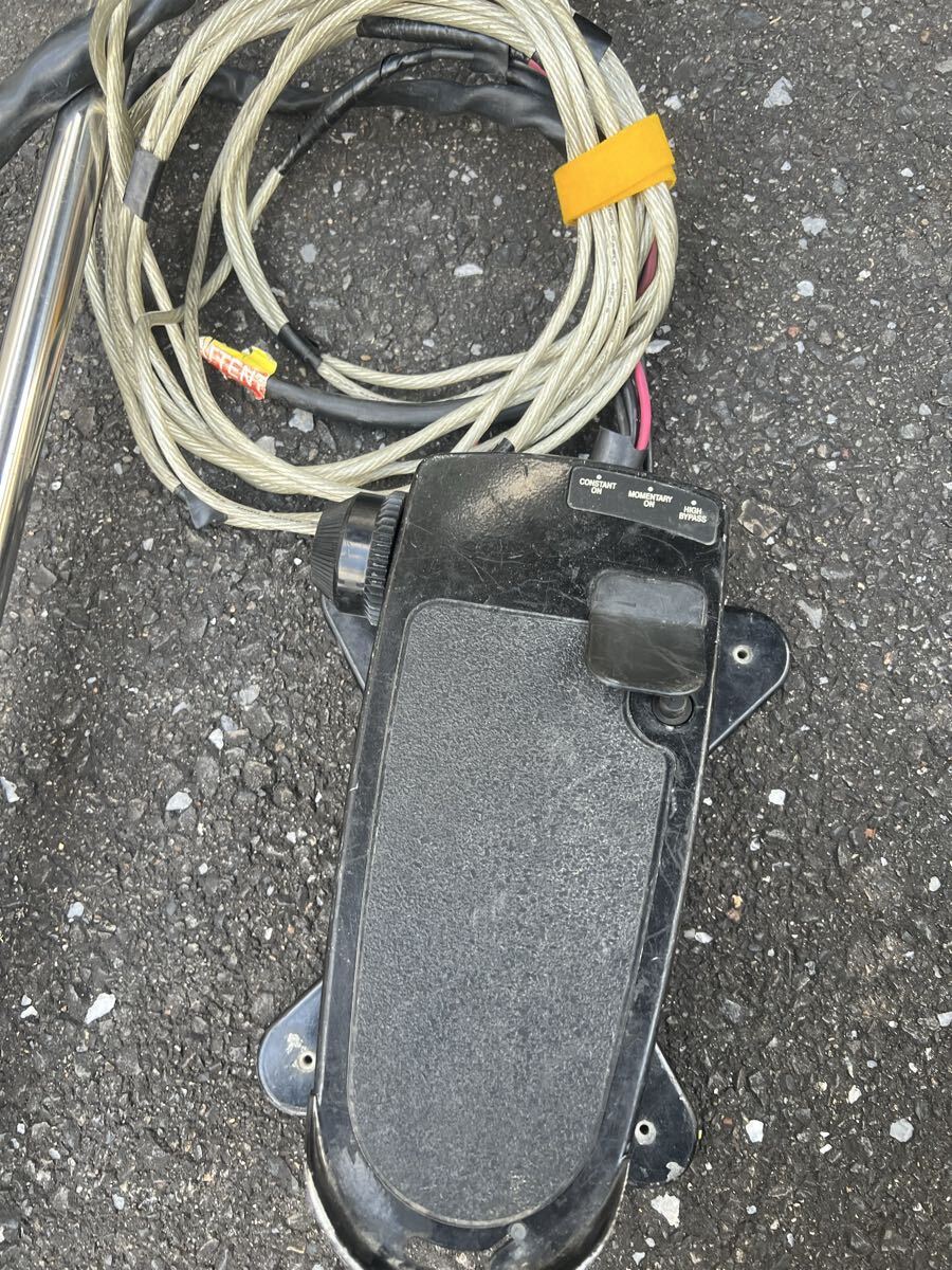 モーターガイド　旧ツアー　TR82 24v82ポンド 42インチシャフト　パワードーム付き　 フットコン デジタルモデル 無段変速　中古品_画像4