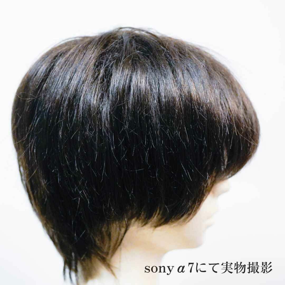 ウィッグ マッシュ ニュアンスパーマ 韓国 メンズ 金髪27cm【現物撮影】_画像4