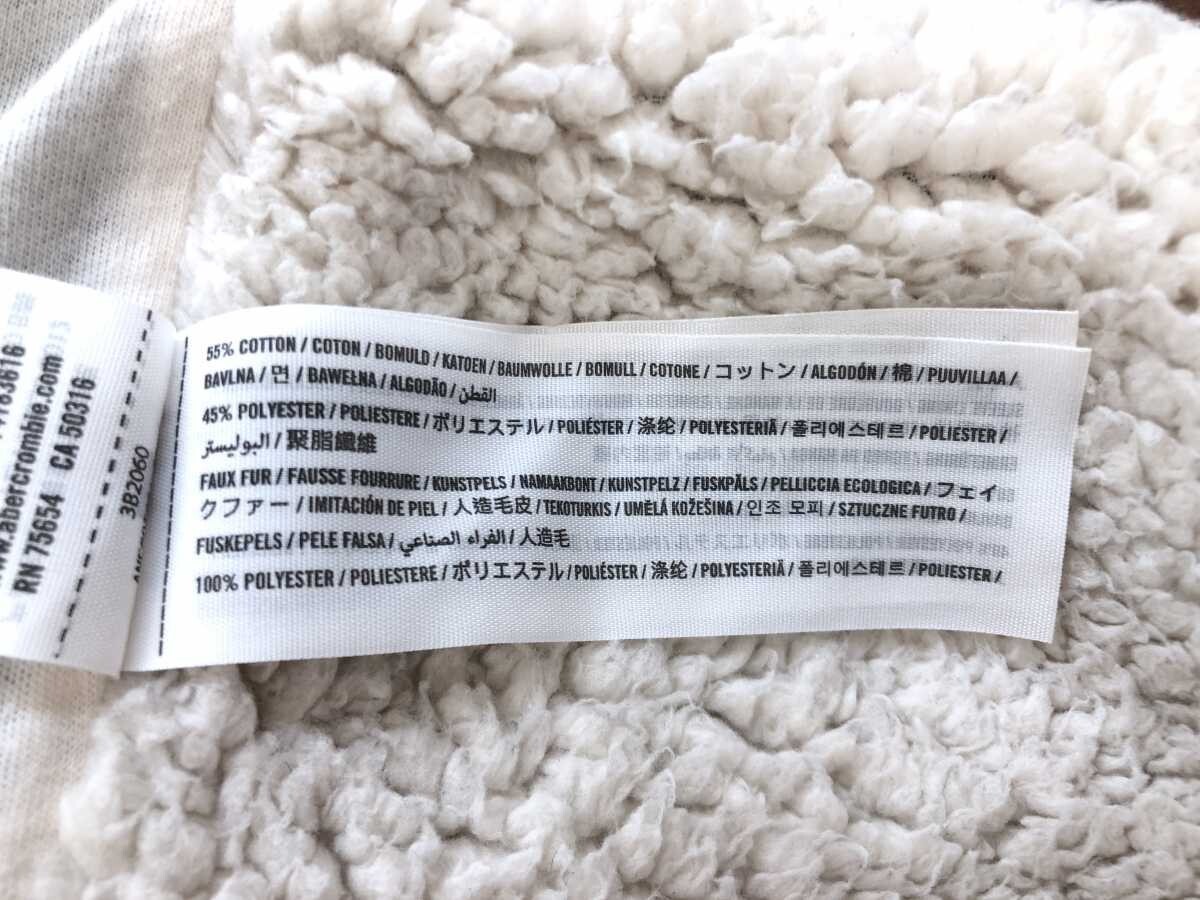  Hollister Hollister American Casual Surf Street Zip выше тренировочный Parker жакет мужской обратная сторона боа хлопок смешивание L. чай цвет 