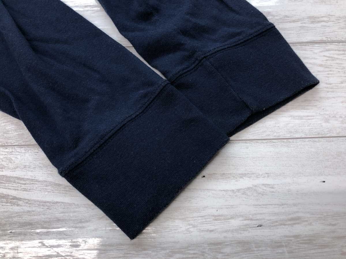 アバクロンビー&フィッチ Abercrombie & Fitch Y2K 00s アメカジ サーフ カットオフワッペン 刺繍 長袖Tシャツ ロンT メンズ 綿混合 M 青紺_画像5