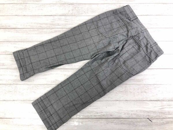 MEN'S MELROSE メンズメルローズ ネオお兄系 ドメスティック トラッド チェック クロップド パンツ ボトムス メンズ 2 ライトグレー_画像5