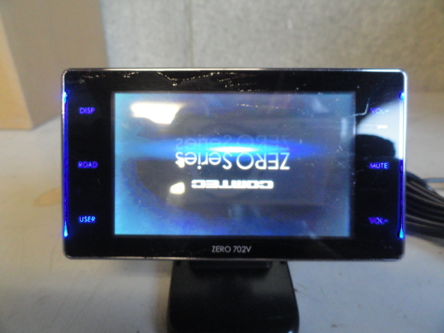コムテック　ＺＥＲＯ702V　GPS搭載レーダー探知機　タッチパネル　送料600円～　　07-1107_画像2