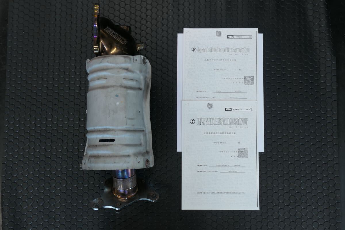 【中古・書類付】トラスト GReddy スポーツキャタライザー 10651001 HONDA シビックタイプR FK8 FL5 触媒 定価¥200,000-税抜_画像1
