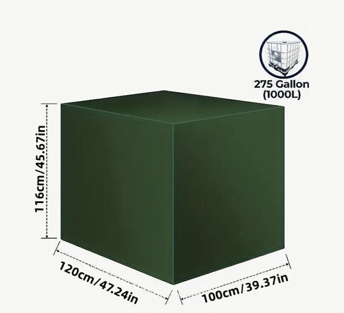 *IBC контейнер для покрытие * включая доставку 