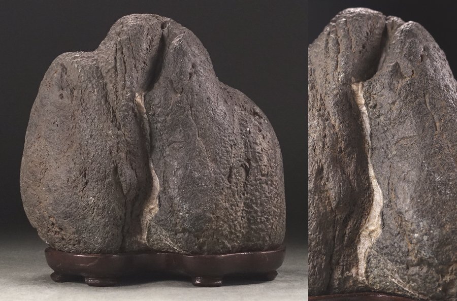 v цветок v.. 7 камень .. гнездо . подлинный чёрный камень тихий . становится . камень дерево гравюра подставка . поддон гора документ . Kiyoshi . камень суйсеки поддон камень поддон . природа камень оценка камень 