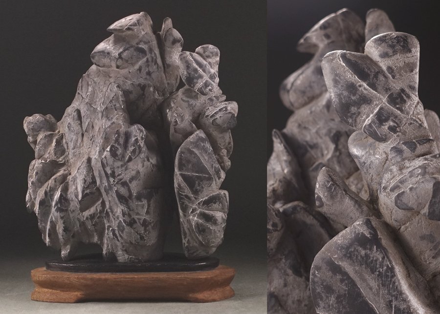 v цветок v изменение ...... камень дерево гравюра подставка . поддон гора документ . Kiyoshi . камень суйсеки поддон камень поддон . природа камень оценка камень 