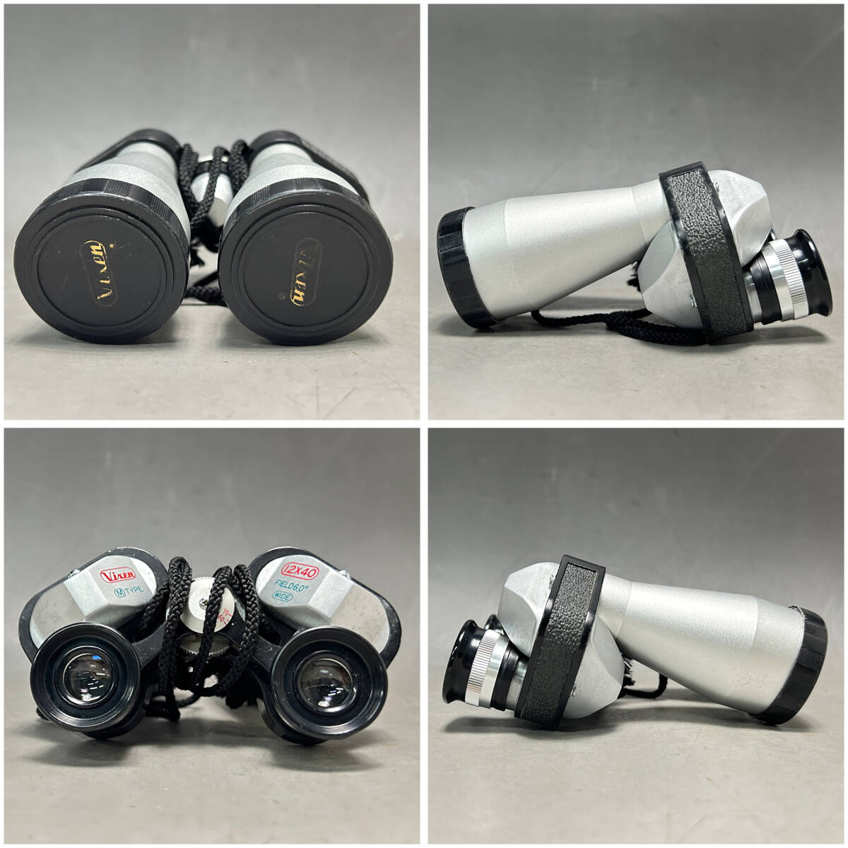 ut34/68 双眼鏡 ビクセン セレクト Vixen Coated Lens Serect 12X40 Fleld 6.0° WIDE ANGLE 自然観測 スポーツ観戦 現状品_画像7