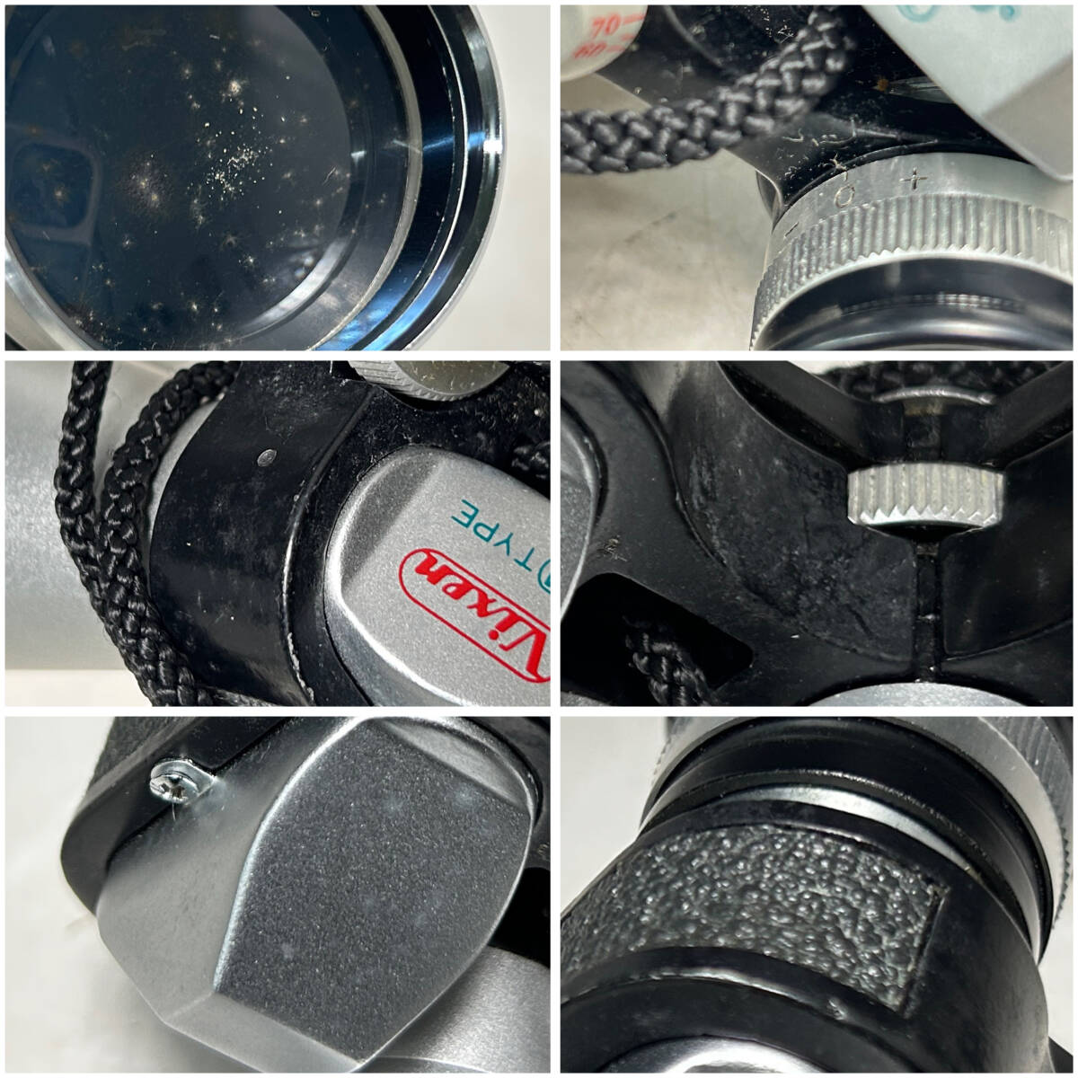 ut34/68 双眼鏡 ビクセン セレクト Vixen Coated Lens Serect 12X40 Fleld 6.0° WIDE ANGLE 自然観測 スポーツ観戦 現状品_画像10