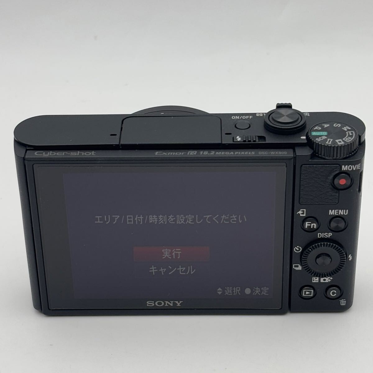 ◇SONY ソニー Cyber-shot DSC-WX800 箱付 VCT-SGR1 三脚付 付属品写真参照 カバー付 状態良 通電確認済 サイバーショット 直接引取大歓迎_画像3