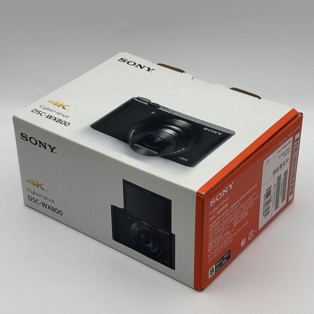 ◇SONY ソニー Cyber-shot DSC-WX800 箱付 VCT-SGR1 三脚付 付属品写真参照 カバー付 状態良 通電確認済 サイバーショット 直接引取大歓迎_画像9