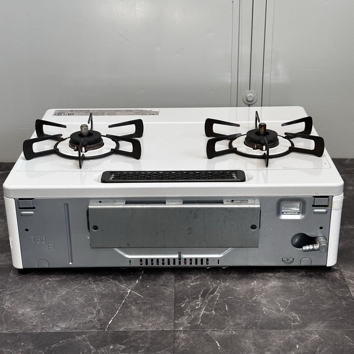 ! Rinnai газовая плитка KG66VTAWR LP газовый газовая плита правый чуть более огонь стоимость доставки A разряд самовывоз теплый прием Rinnai ширина примерно 56cm состояние изображен на фотографии 