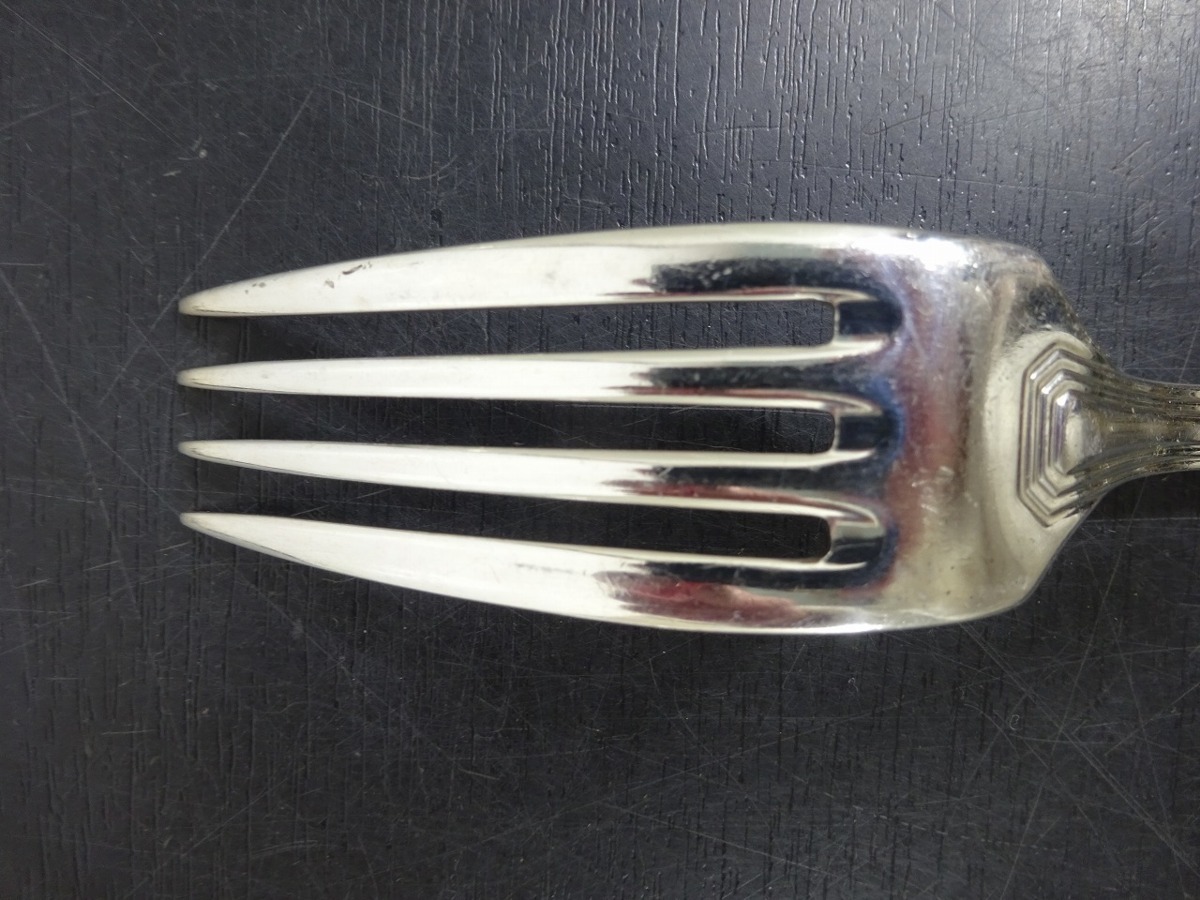 ノリタケ Noritake 20本セット 18-8 ステンレス製 ミート用 フォーク カトラリー 管理番号72　_画像9