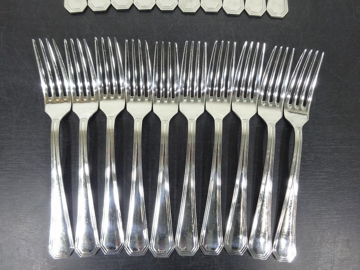 ノリタケ Noritake 20本セット 18-8 ステンレス製 オードブル用 フォーク カトラリー 管理番号71 _画像2