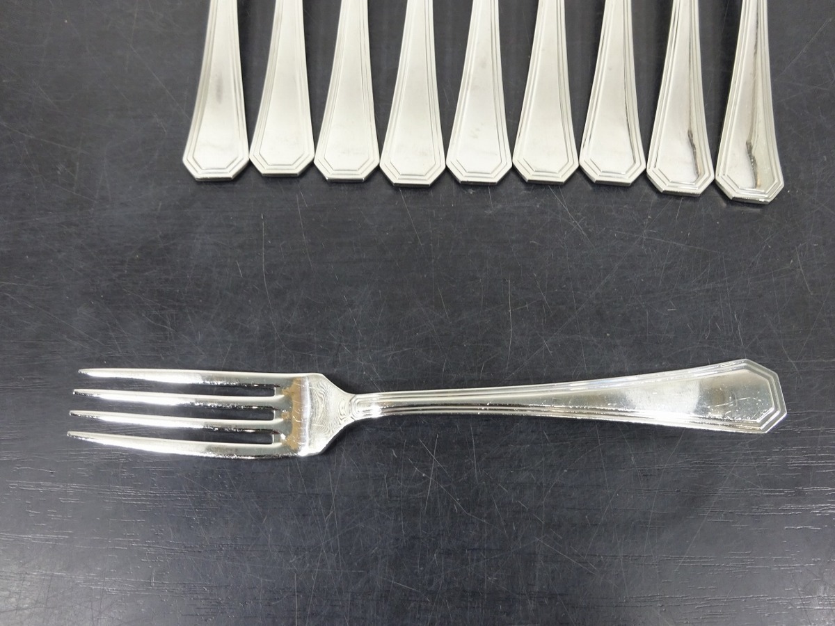 ノリタケ Noritake 20本セット 18-8 ステンレス製 オードブル用 フォーク カトラリー 管理番号71 _画像4