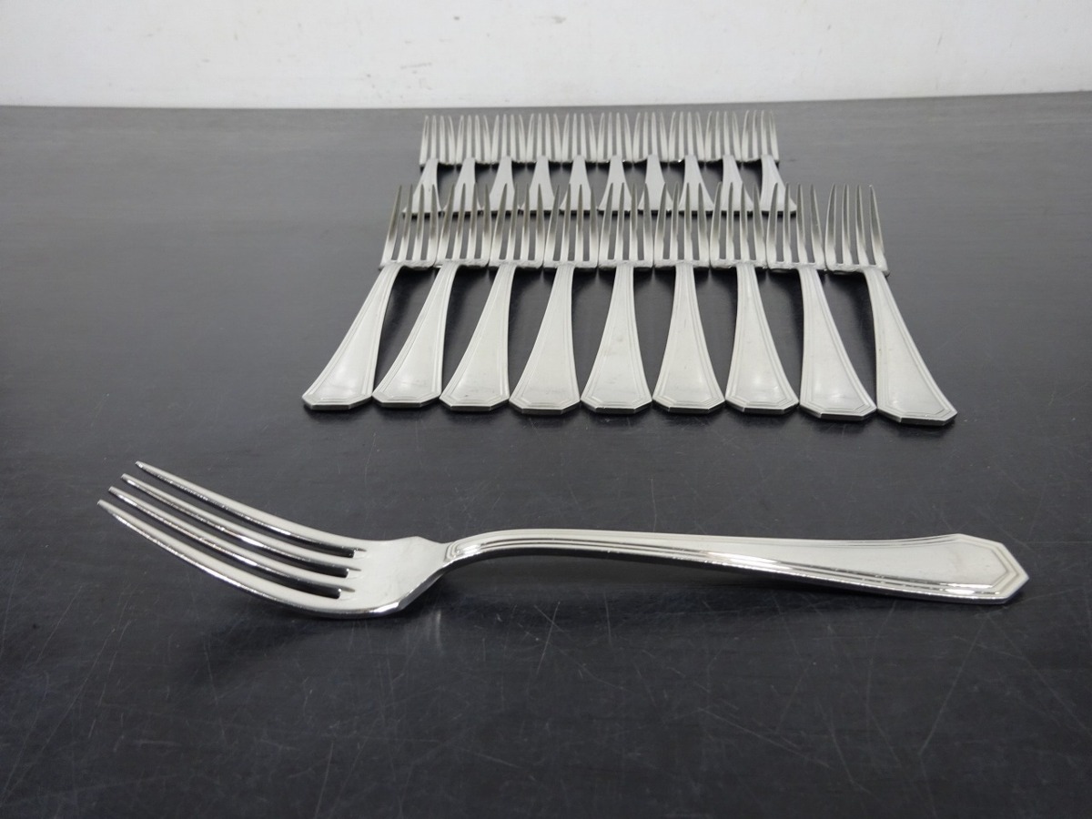 ノリタケ Noritake 20本セット 18-8 ステンレス製 オードブル用 フォーク カトラリー 管理番号71 _画像5