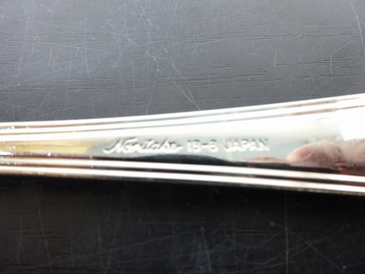 ノリタケ Noritake 20本セット 18-8 ステンレス製 オードブル用 フォーク カトラリー 管理番号71 _画像7