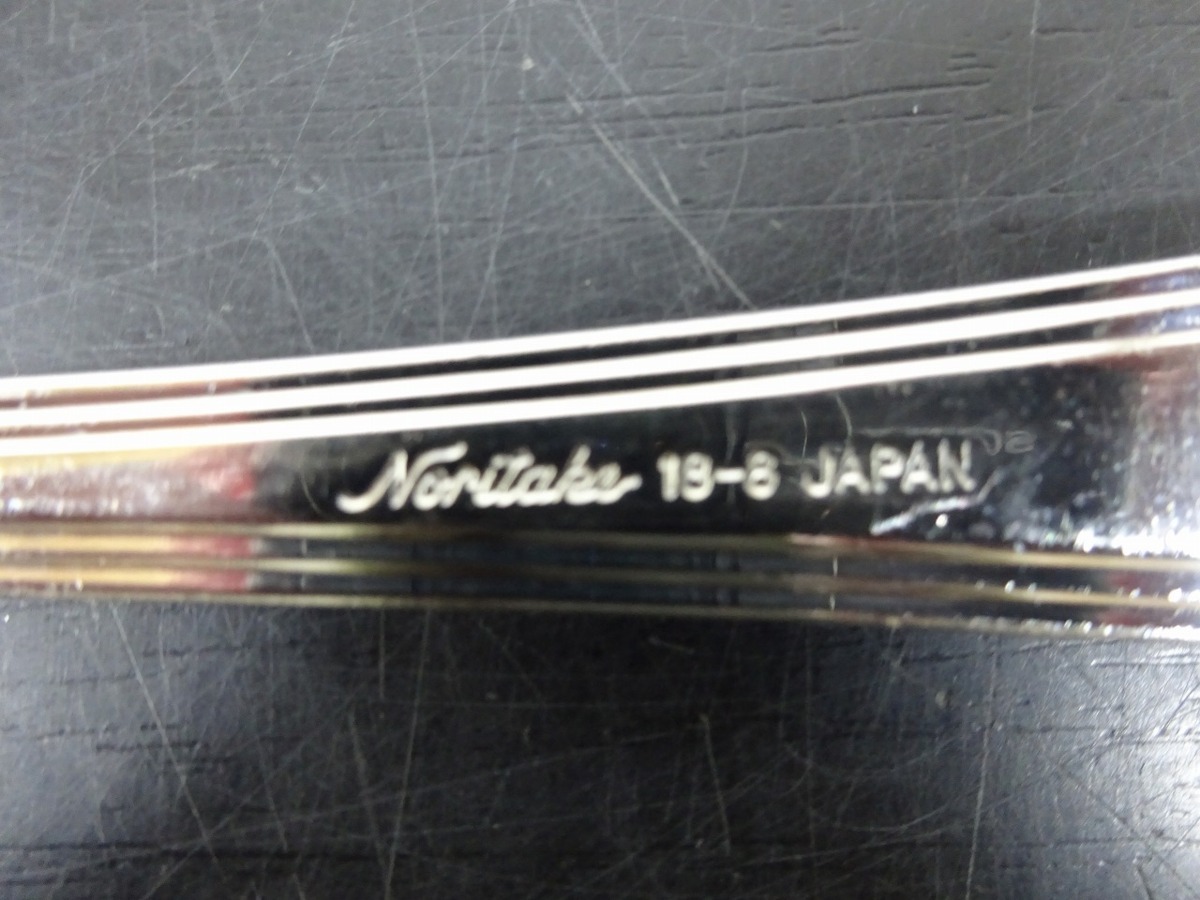 ノリタケ Noritake 20本セット 18-8 ステンレス製 オードブル用 フォーク カトラリー 管理番号71 _画像8