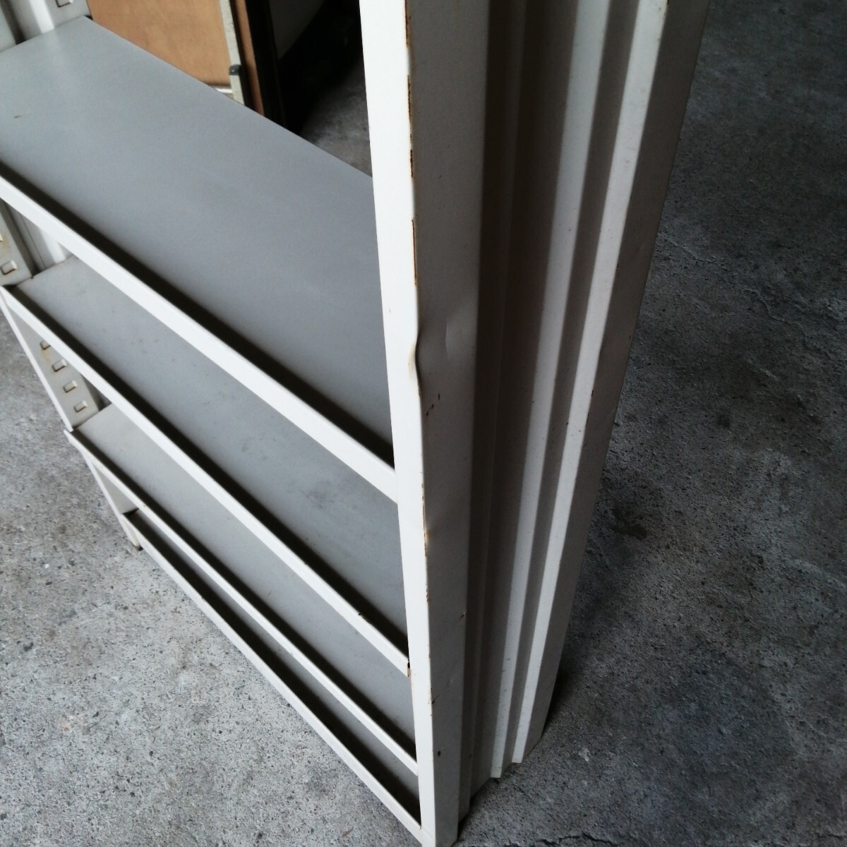  Saga departure Восток офисная работа контейнер прохладный подставка документы полки стальная стойка античный место хранения полки высота настройка возможность Showa ( примерно высота 1800×805×252mm)