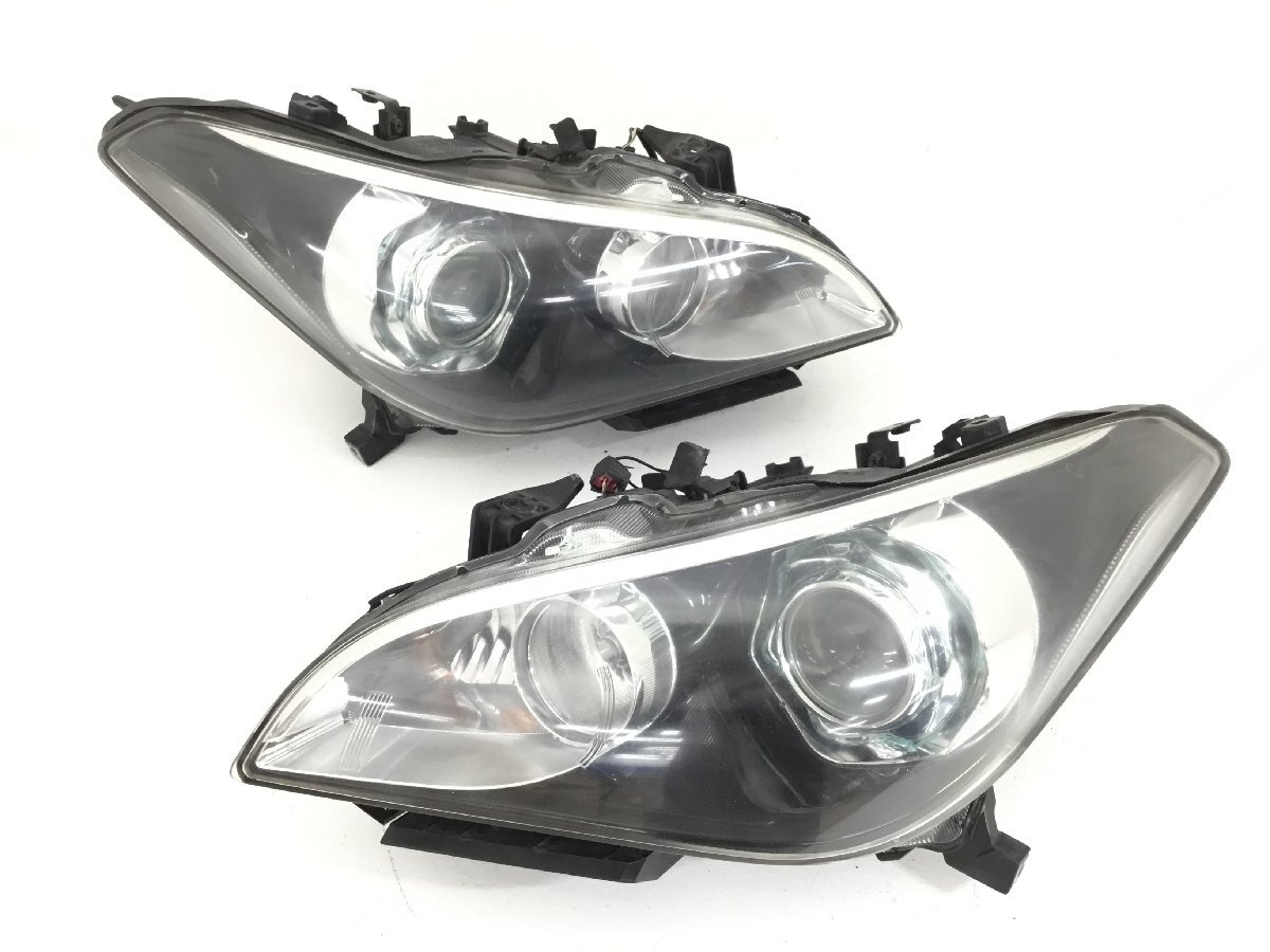 日産 51 フーガ 前期 純正 HID ブラックハウジング ヘッドライト 左右 セット KOITO 100-23035　　　　　　　　　　　　2502611 2L1-4 村_画像1
