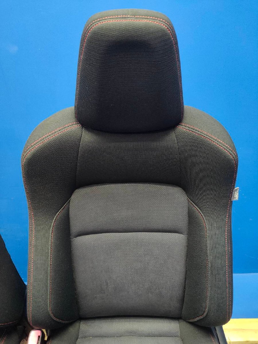 ZVW30 プリウス G`s 後期 クロ 運転席 助手席 フロント シート 左右セット トリムNo: FC20 手動 ヒーター無し 　2502647　2E1-5　友_画像3