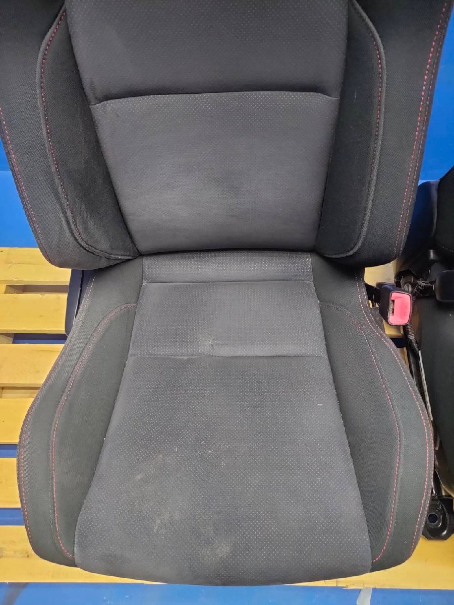 ZVW30 プリウス G`s 後期 クロ 運転席 助手席 フロント シート 左右セット トリムNo: FC20 手動 ヒーター無し 　2502647　2E1-5　友_画像4