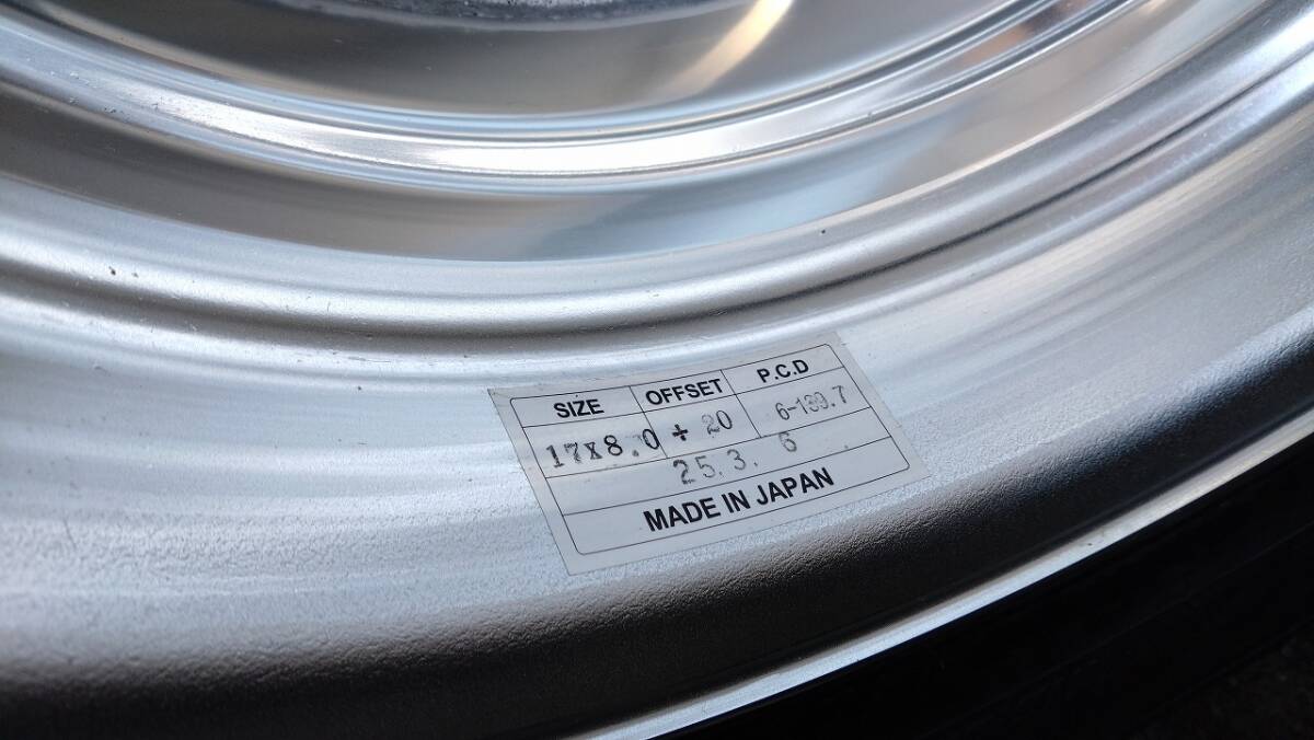 ☆超美品 FRONTLINE マザー SFW-Ⅰ 17インチ PCD_139.7 タイヤもバリ山 パジェロ（V73W）_画像7